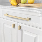 Asidrama 10 Pack 9 Inch(228mm) Brushed Brass Kitchen Cabinet Handles, Cabinet Pulls Kitchen Cabinet Hardware for Cupboard Drawer Pulls