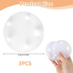 3pcs Toilet Flapper Replacement Kit Compatible with Vormax Standard Toilet Tank, 3 Inch Silicone Flapper Seal Gasket for Standard Tank Components