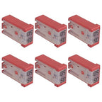 50A 32V Mini Slotted Automotive MCASE Shaped Cartridge Fuse Kit(Pack of 6pcs,50A)