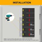 Generator Interlock Kit Compatible with Square D Homeline Meter Main 150 or 200 amp Breaker,for Safe Usage of Portable Power During Outage,Professional and Interlock Kit
