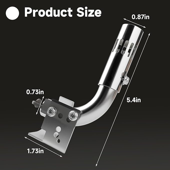 Water Heater Burner Tube Assembly RV Main Burner Parts Compatible With Dometic Atwood 6 and 10 Gallon GH6-7E GH6-8E G6A-6E G6A-7E G6A-8E GCH6A-7E Replace#: 91638 96206 92615 93221