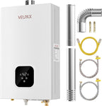 Propane Tankless Water Heater, 4.21GPM 16L Indoor,Constant propane water heater,Instant Hot Propane Gas Water Heater with Fahrenheit Digital Display,Multi-Protection