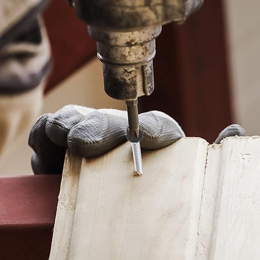 Black Head 100 PCS #8X2" Stainless Steel Phillips Flat Head Wood Screws,Stainless Steel 18-8 A2(304) Screw,Home Screw Kit by QISHENG