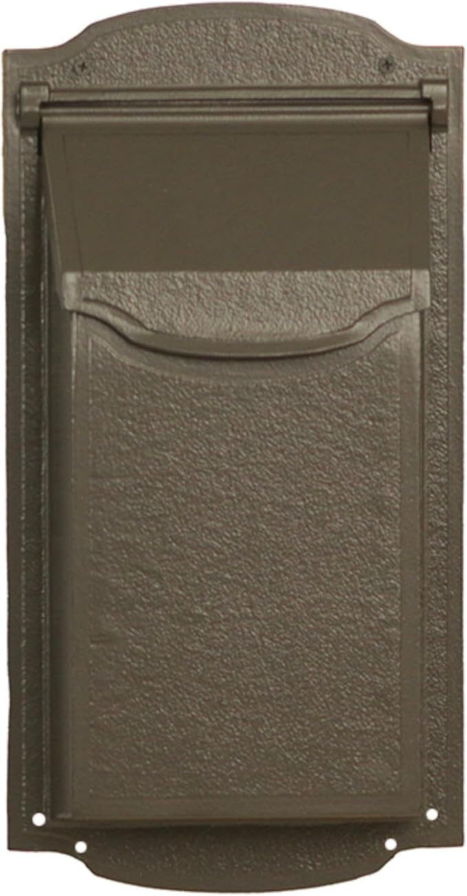 Special Lite Contemporary Vertical Wall Mount Mailbox - Mocha Aluminum Mailbox for Wall Mount - SVC-1002-MOC