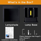 LANFU LED Aluminum Waterproof Outdoor Wall Sconce, 100-277V 3000K Outdoor Cube Square Wall Light Warm Light 2 LEDs Black 6W Outside Wall Lights for House Patio