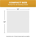 Angel-in-Armor White Terry Cloth Rags (12” x 12”) – 25Ib Bulk Box of 100% Cotton Cleaning Rags (300 Units) – Reclaimed Towels for Plumbers, Shop Use, Janitorial, and Commercial Cleaning