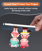 480 Pcs Removable Gel Mounting Putty for Museum Action Figures, Clear Glue Earthquake Putty, Double Sided Sticky Tape Adhesive Dots, 0.31" x 0.51"