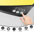 Casart Washing Machine Portable Washer W/ 7.7 Lbs Weight Capacity Washer and Dryer Full Automatic Washing Machine (Yellow& White)