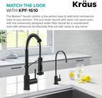 KRAUS Purita 100% Lead-Free Kitchen Water Filter Faucet in Matte Black, FF-100MB