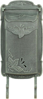 Special Lite Floral Vertical Wall Mount Mailbox - Verde Green Cast Aluminum Mailbox for Wall Mount - SVF-1001-VG