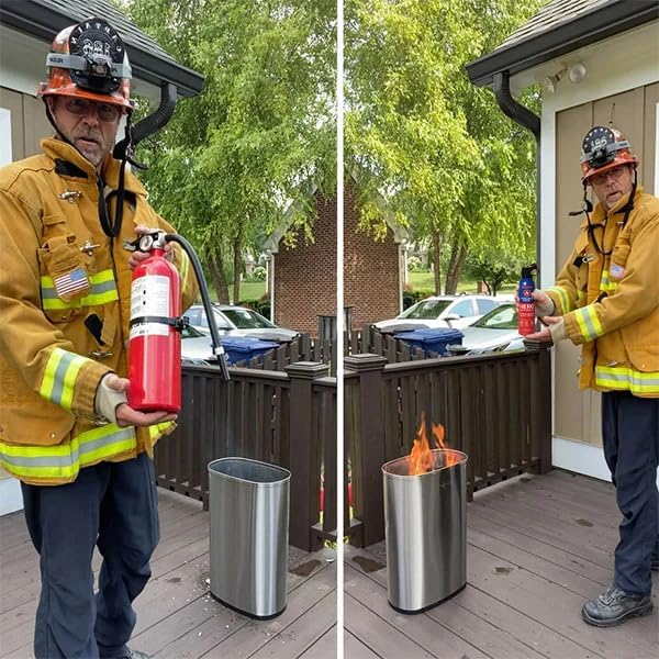 Prepared Hero Fire Spray - Mini Fire Extinguishers for House, Car, Garage - Kitchen Small Fire Extinguisher for Home, 100% Organic - Compact, Portable & Easy to Use, Non-Toxic - 1 Pack