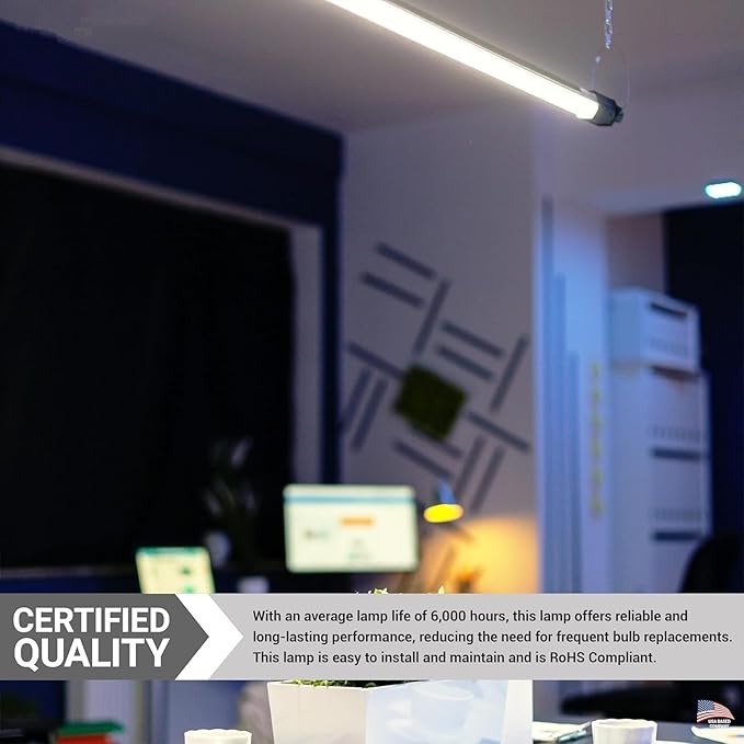 Diodesy- T5 Fluorescent Light Bulb 21 Inch Under Cabinet Tube Light Pack of 20 13W 4100K Cool White G5 Miniature Bi-Pin Base 850LM Super Long Life Linear Replacement Straight Lamp ROHS Compliant