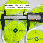 75x12mm Bubble Spirit Level Degree Marked Surface Circular Bubble Round Level Bubble Measuring Tools
