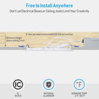 TORCHSTAR 6 Inch Slim LED Recessed Lighting with Junction Box, Dimmable 12W Ultra-Thin Recessed Light, 2700K Soft White, 1000LM Basic Series LED Downlight, ETL & Energy Star, Pack of 6