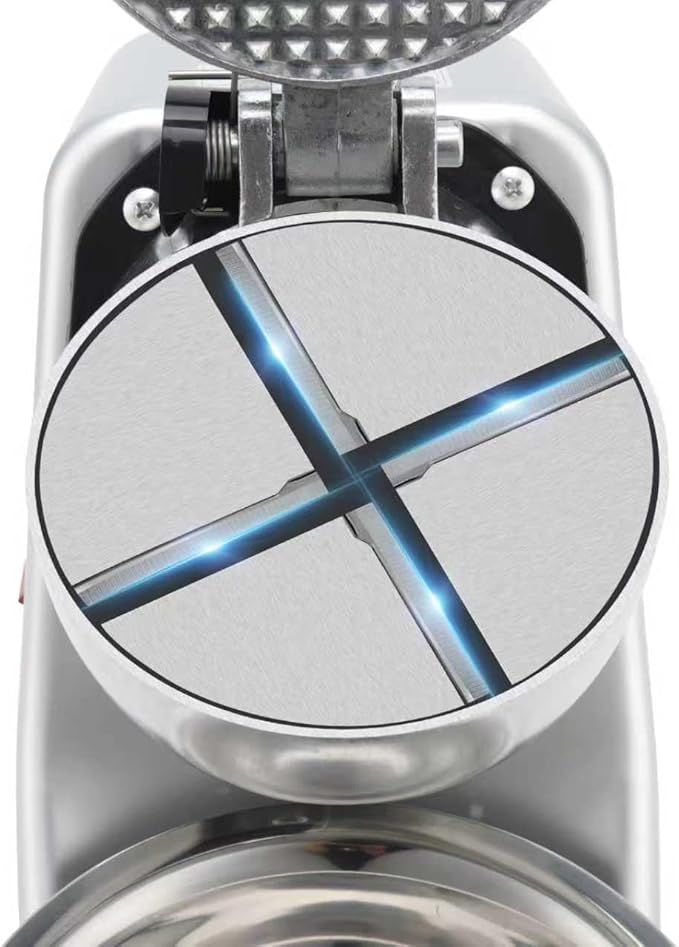 Shaved Ice Machine Snow Cone Machine Ice Crusher with Stainless Steel Blade Kitchen Electric for Shaved Ice and Snow Cone (300W 2000r/min) Also Comes with a Free Ice Pick and Ice Cube Tray