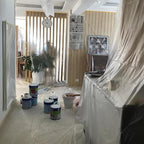 35 Pieces Plastic Drop Cloth, Multiple Waterproof Cloth Sheets for Painting, Dust-Proof and Rustproof, 35 Pieces 9x12 Feet Tarp, Furniture Cover