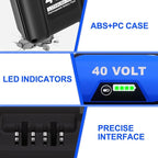 【Upgraded】 CaliHutt 40V 6.0Ah Replacement Battery for Kobalt 40V MAX Battery 2540C-06 High Capacity Lithium-ion Batteries KB440-03 KB2540C-06 KB640-03 KB240-06 for Cordless Power Tools
