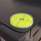 Bullseye Round Circular Magnetic Bubble Level Indicator For Rv Large Spirit Camper Bulls Eye Precision Machinist Magnet Post Tool Leveling Table Trailer 3.15 Inch 80 Mm