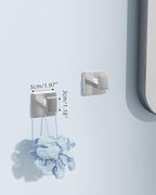 Brushed Nickel Bathroom Towel Bar Set 10 Pieces, Stainless Steel Towel Racks Set with 2×16 InchTowel Bars, 2×Toilet Paper Holder, 2×Towel Rings, 4× Robe Hooks for Bathroom