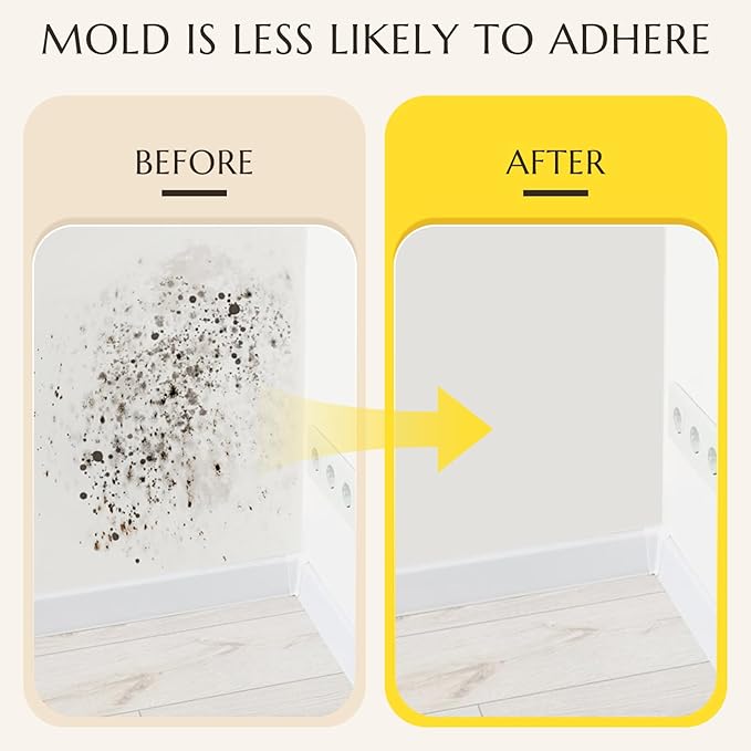 DWIL White Paint for Wall, Water-Based Ceiling Paint with Roller Kit - Interior/Exterior - No Sanding, Quick Drying, Low Odor - Perfect for Wall, Ceiling & More, 50-55sq.ft, 32 Oz, Semi-Gloss White