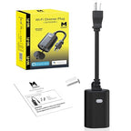 WiFi Dimmer Plug Outdoor Smart Outlet Compatible with Alexa and Google Assistant, IP65 Waterproof for Dimmable String Lights, No Hub Required, Max Power 400W, ETL and FCC listed(MP22WD)