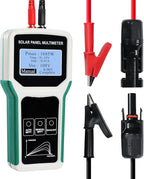 1800W Solar Panel Tester Photovoltaic Multimeter with Smart MPPT Detection for Solar PV Panel Data & Troubleshoot Measures, 24V | 48V | 120V Systems Overload Protection for PV Systems, Data Analysis