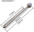 DERNORD 240v 4500w Foldback Heating Element Water Heater with Low Watt Density