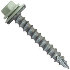 #14 Metal ROOFING SCREWS (250) Screws x 1-1/2" PATINA GREEN Hex Head Sheet Metal Roof Screw. Self starting/tapping metal to wood sheet metal siding screws-EPDM washer. for corrugated roofing