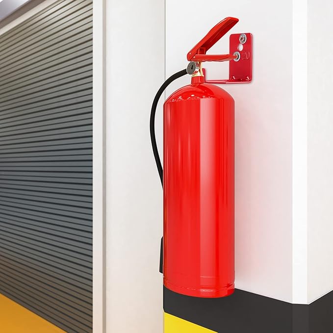 Queekay 20 Pack Fire Extinguisher Mount Universal Bracket 5 to 40 lb Fire Extinguisher Holder Wall Hook Hanger(Novelty Style)
