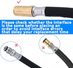 1114379-BC Faucet Hose Kit for for KOHLER 1219935-BC Pull-Down Pull Out Kitchen Faucet Hose Replacemnet Part Kit,67-Inch Bright Chrome Finish