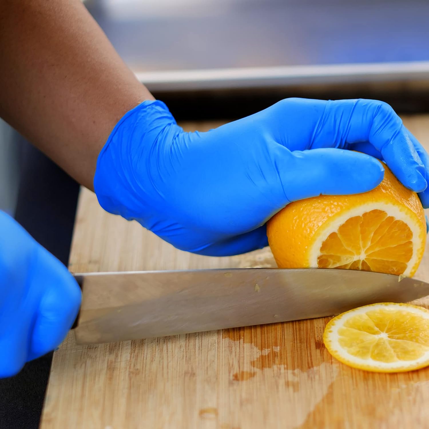 PEIPU Nitrile Disposable Gloves，Powder Free, Cleaning Service Gloves, Latex Free