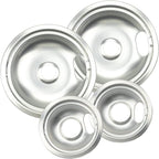 Drip Pan Electric Stove Burner Covers for Whirlpool W10196405 W10196406