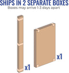 SafeRacks 4x8 Overhead Garage Storage Rack Heavy Duty - Hammertone (24"-45") - Holds 600 lb