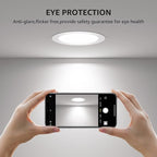 Lepro 6 Pack 4 Inch Canless LED Recessed Light with Junction Box, Ultra-Thin 5000K Daylight, Dimmable Retrofit Downlight, 10W Eqv. 75W,750LM High Brightness,Baffle Trim,ETL,Energy Star&FCC Certified