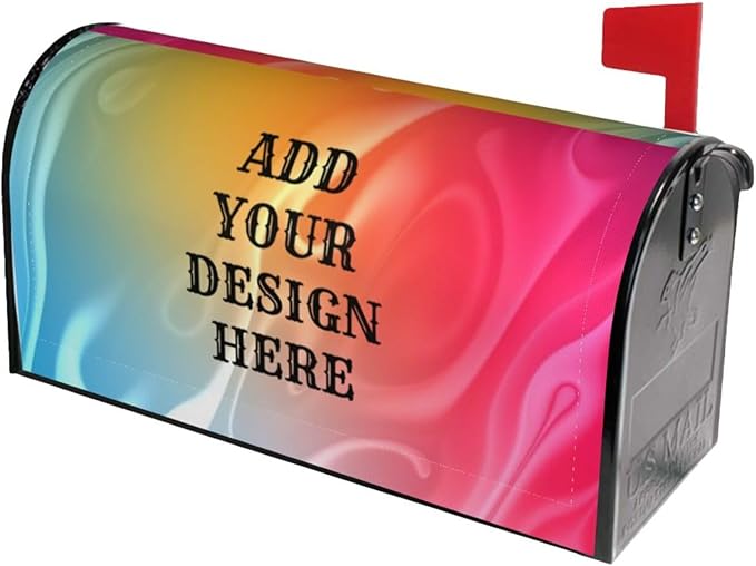 Personalized Magnetic Mailbox Covers Custom Picture/Photo/Text Street Magnetic Mailbox Covers for Garden Yard Home Decor Outdoor