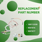Water Heater Pilot Gas Thermopile Assembly Compatible with 300 301 Series Replace 9007877 9007876 100112330