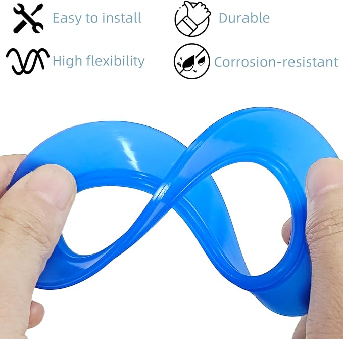 3 Pack Flush Valve Seal for American Standard & Eljer Toilets,Upgraded Silicone Material 7301111-0070A Replacement with O Rings for Champion 4 and Eljer Titan 4