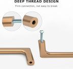 10 Pack Champagne Bronze Cabinet Pulls, 6.25 Inch Cabinet Hardware offers Kitchen Handles and Drawer Handles for Cabinets and Cupboards