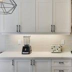 Asidrama 10 Pack 6.3 Inch(160mm) Hole Centers Kitchen Cabinet Handles, Matte Black Cabinet Pulls Kitchen Cabinet Hardware for Cupboard Drawer Pulls