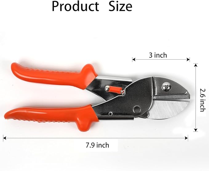 Professional Heavy Duty Pruning Shears with SK-5 Blades, Power-Lever Design That Provides 2X More Power on Every Cut,Garden Shears for Dry Stems and Small Branches, Gardening Scissors, Clippers