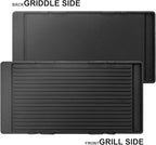 Akicon 48 Inch Freestanding Gas Range - 6.7 cu. ft. Double Rapid Convection Gas Oven - Gas Stove with 8 Sealed Burners & a Griddle, Heavy Duty Cast Iron Grates (Black & Copper)