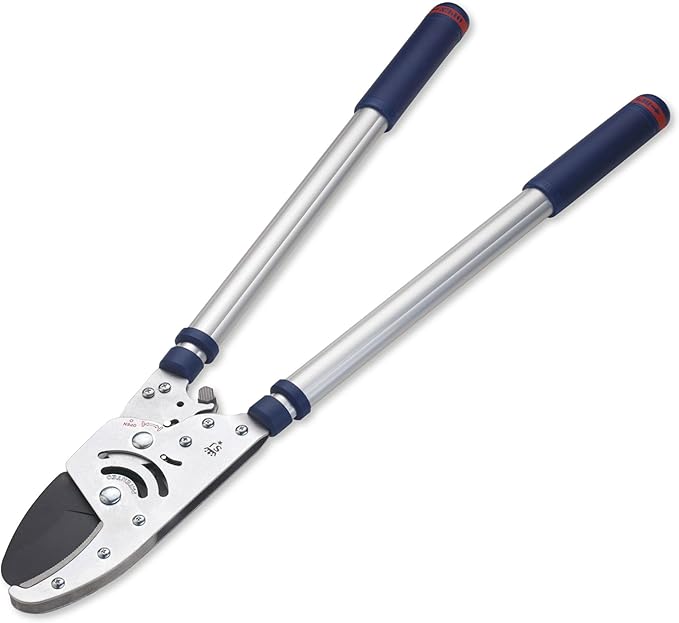 Spear & Jackson 8290RS Razorsharp Heavy Duty Telescopic Ratchet Anvil Loppers, Multicoloured