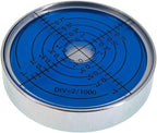 6'/2mm Point high Precision Universal Level Bubble Metal Bubble Water Leveler Cross Level Gauge Small Household (Blue Luminous Magnetic)