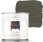 AMY HOWARD AT HOME Chalk-Based One Step Paint for Furniture, Cabinetry, Decor, Finish, and More | No Stripping, Sanding, or Priming | Dark Base | 32 Ounce | Graphite