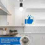 Ceramic & Metal E26 Light Socket Extender,150w-Heat-resistant-Ideal for Light Holder Extension,Electrical Socket Extender 180° Bendable Socket Adapter Screw Base Light Bulb Socket, 2pcs (Black)