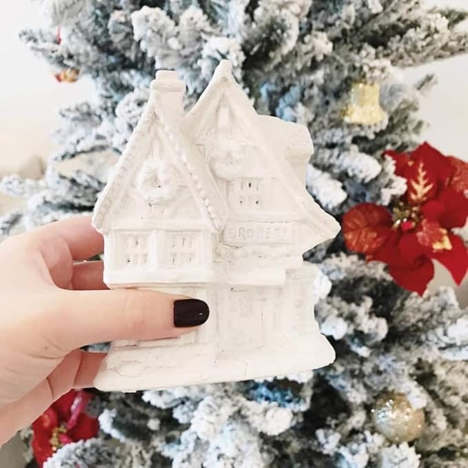 AMY HOWARD AT HOME Chalk-Based One Step Paint for Furniture, Cabinetry, Decor, Finish, and More | No Stripping, Sanding, or Priming | Ultra-Light Base | 16 Ounce | Ballet White