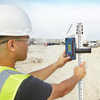 BOSCH GRL4000-80CHV REVOLVE 18V Connected Self-Leveling Horizontal/Vertical Rotary Laser, Includes CORE18V 4 Ah Battery & Charger, Receiver, Wall Mount, Remote Control, Carrying Case, & Accessories