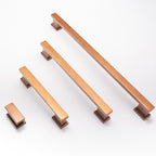 COTYKILEY 6 Pack 10 Inch(256mm) Antique Brass Kitchen Cabinet Handles Cabinet Pulls Vintage Drawer Pulls Aged Gold Bronze Kitchen Cabinet Hardware