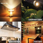 Vinaco MR16 Halogen Bulb 50W, 3PCS High Output GU5.3 Halogen Bulb Dimmable 12V, MR16 GU5.3 Light with Long Lifetime 2800K Warm White, 38 Degree Beam Angle for Landscape, Track Lights