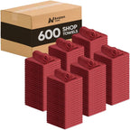 Avalon Towels Cotton Shop Rags – (Pack of 600) Size 12x14 Inches Cleaning Rags – Absorbent Shop Towels and Multipurpose Cleaning Towels for Automobiles, Industries, Garage and Homes (Red)